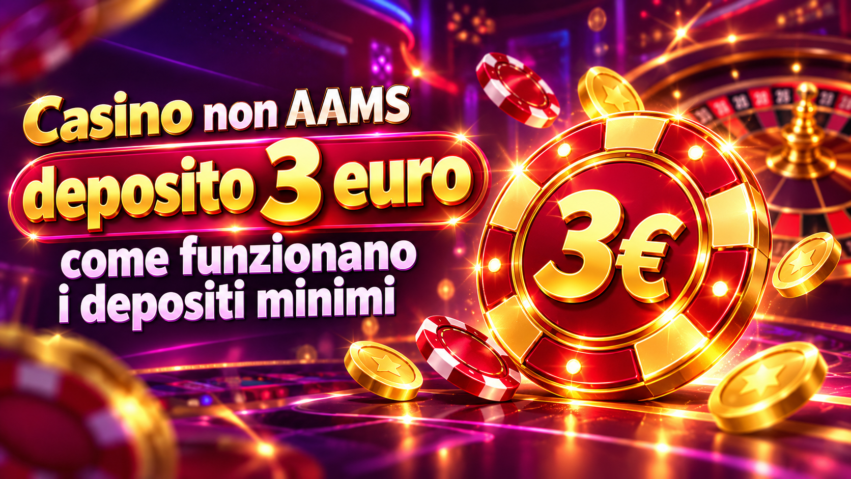 Casino non AAMS deposito 3 euro